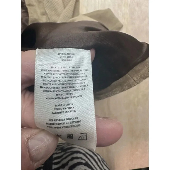 KUT From The Kloth Women's Faux Suede Vest Small Wrap Style Brown Sleeveless - Picture 3 of 7